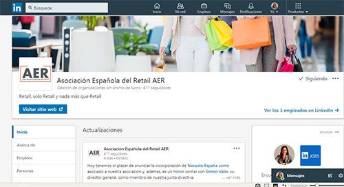 Linked-in Asociación Española del Retail